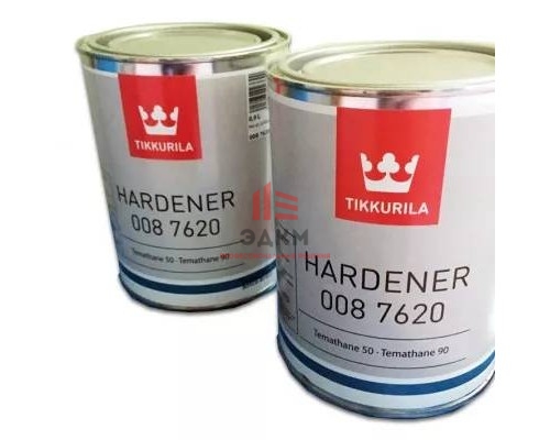 Tikkurila Industrial Hardener / Тикккурила 008 7620 отвердитель для красок Тематейн 0,9 л