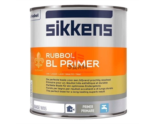 Sikkens Rubbol BL Primer / Сиккенс Рубол БЛ Праймер укрывной грунт универсальный 1 л