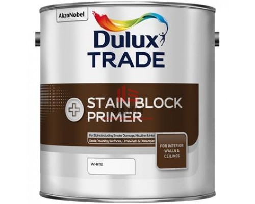 Dulux Trade Stain Block Primer | Дюлакс укрепляющая грунтовка для блокировки старых пятен 2,5 л
