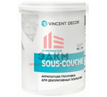 Vincent Decor Sous couche / Винсент Декор Со Куш краска грунт для декоративной штукатурки 1 л