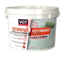 VGT ГРУНТОВКА АДГЕЗИОННАЯ НЕГОРЮЧАЯ FIRESTOP PRO 18 кг