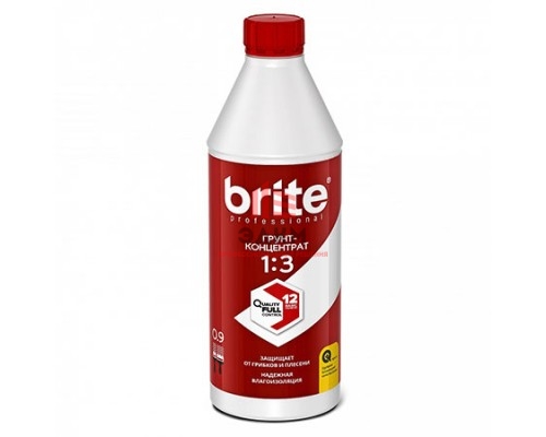 Brite Professional Ti Pure Quality / Брайт профессиональный грунт концентрат влагозащитный с защитой 0,9 л