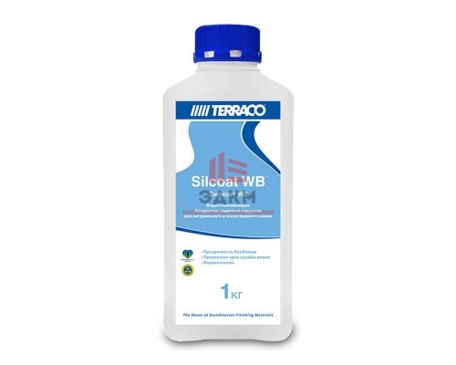 Terraco Silcoat WB / Террако Силкоат покрытие водоотталкивающее для фасадов и камня 1 кг