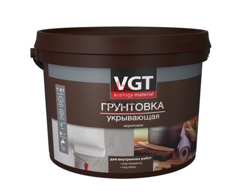 VGT / ВГТ ВД-АК-0301 грунтовка укрывающая для внутренних работ 3 кг