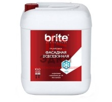 Brite Professional / Брайт профессиональная всесезонная грунтовка для фасадов до минус 15 10 л