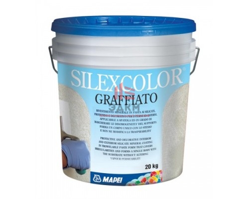 Силикатная штукатурка Silexcolor Graffiato