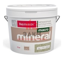 Bayramix Macro Mineral / Байрамикс Макро Минерал штукатурка на основе мраморной крошки 15 кг