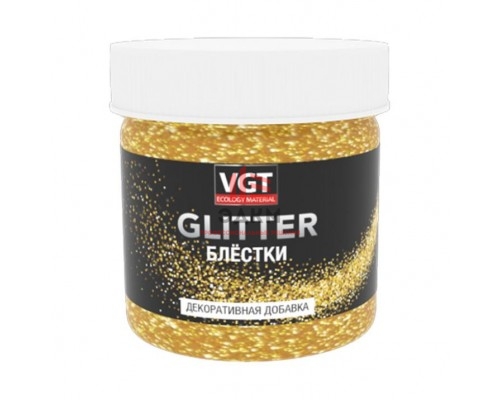 VGT PET GLITTER / ВГТ добавка декоративная, блестки для лессирующих составов 0,05 кг