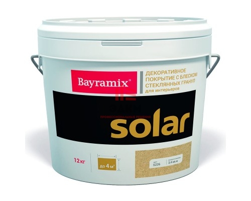 Bayramix Solar / Байрамикс Солар покрытие на основе стеклянных гранул, с перламутром 12 кг