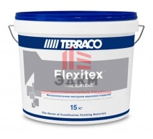 Terraco Flexitex / Террако Флекситекс акриловое текстурное покрытие 15 л