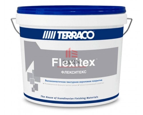 Terraco Flexitex / Террако Флекситекс акриловое текстурное покрытие 3,5 л
