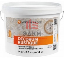 Vincent Decor Decorum Rustique / Винсент Декорум Рустик эффекты стен старинных домов 14 кг
