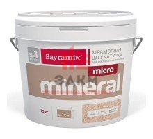 Bayramix Micro Mineral / Байрамикс Микро Минерал мраморная штукатурка с мелкой фракцией 15 кг