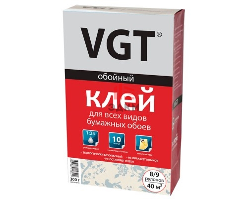 VGT / ВГТ клей для всех видов бумажных обоев 0,2 кг