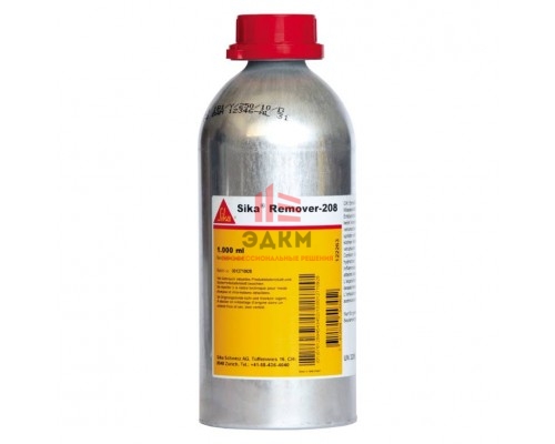 Sika Remover 208 / Сика очиститель остатков клеев и герметиков 1 л