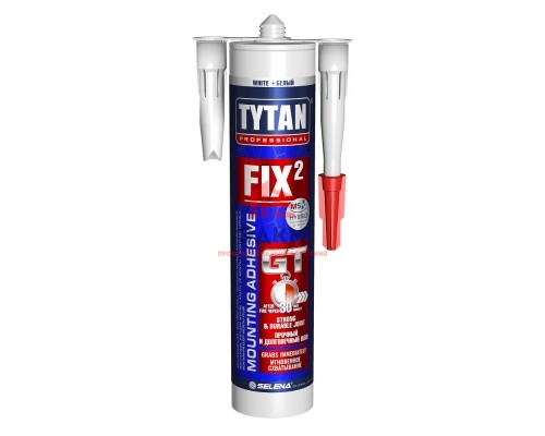 Tytan Professional FIX² GT / Титан монтажный клей на основе гибридных полимеров 0,29 л