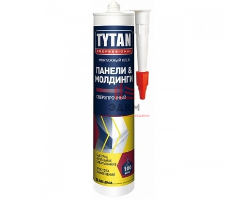 Tytan Professional / Титан Панели и Молдинги монтажный клей на каучуковой основе 0,31 л