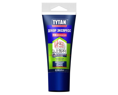 Tytan Professional / Титан Экспресс Декор монтажный клей для изделий из пенополистирола  0,21 л