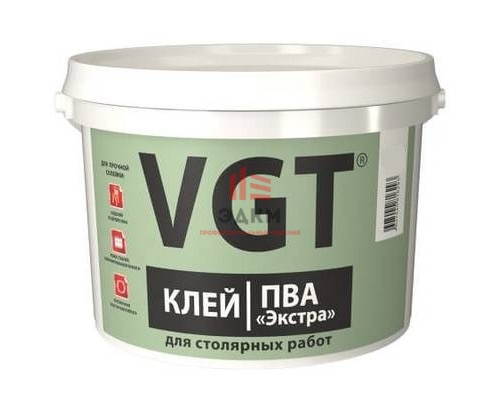 VGT / ВГТ ПВА ЭКСТРА клей для дерева, бумаги и кожи 30 кг