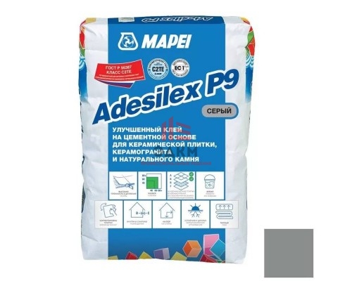 Плиточный клей Adesilex P9 серый