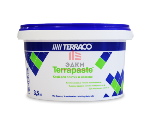 Terraco Terrapaste / Террако Террапаст готовый к применению клей для плитки  3,5 кг