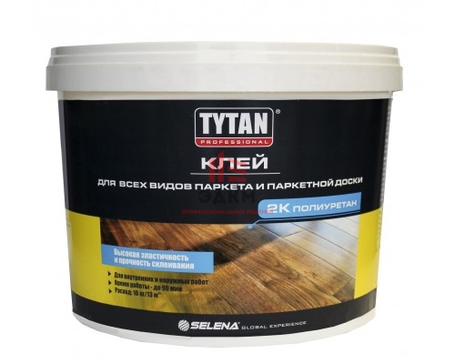 Tytan Professional / Титан двухкомпонентный полиуретановый клей для паркета 10 кг