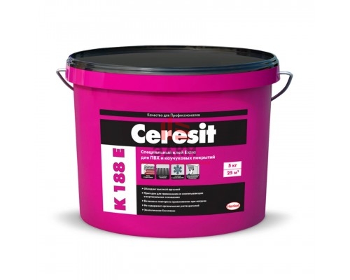 Ceresit K 188E Extra / Церезит клей для напольных покрытий 5 кг