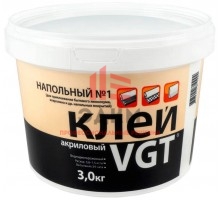 VGT / ВГТ ЭКОНОМ клей № 1 для бытового линолеума и ковролина 3 кг