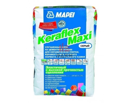 Плиточный клей на цементной основе Keraflex Maxi серый