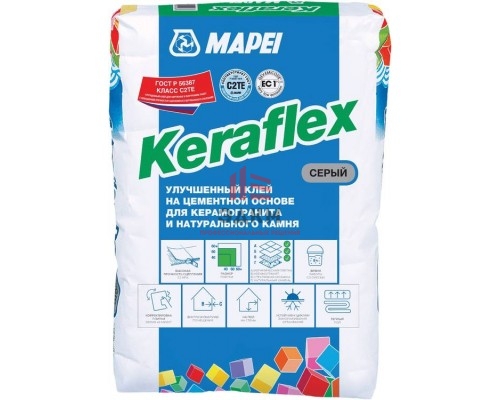 Плиточный клей на цементной основе Keraflex серый