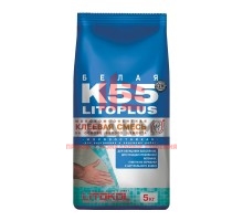 Litokol Litoplus K55 / Литокол Литоплюс клей для плитки и стеклянной мозаики 5 кг