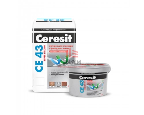 Ceresit Super Strong CE 43 / Церезит Супер Стронг затирка для широких швов 2 кг