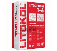 Litokol Litochrom / Литокол смесь затирочная для плитки 25 кг