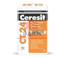Ceresit CT 24 / Церезит штукатурка для наружных и внутренних работ 25 кг