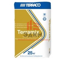 Terraco Terramix Coarse / Террако Террамикс штукатурка цементная, серая 25 кг