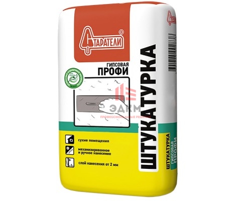 ШТУКАТУРКА ГИПСОВАЯ "ПРОФИ" (30 кг)