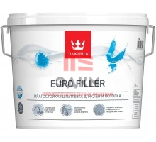 Tikkurila Euro Filler / Тиккурила Евро Филлер шпатлевка влагостойкая для стен и потолков 10 л