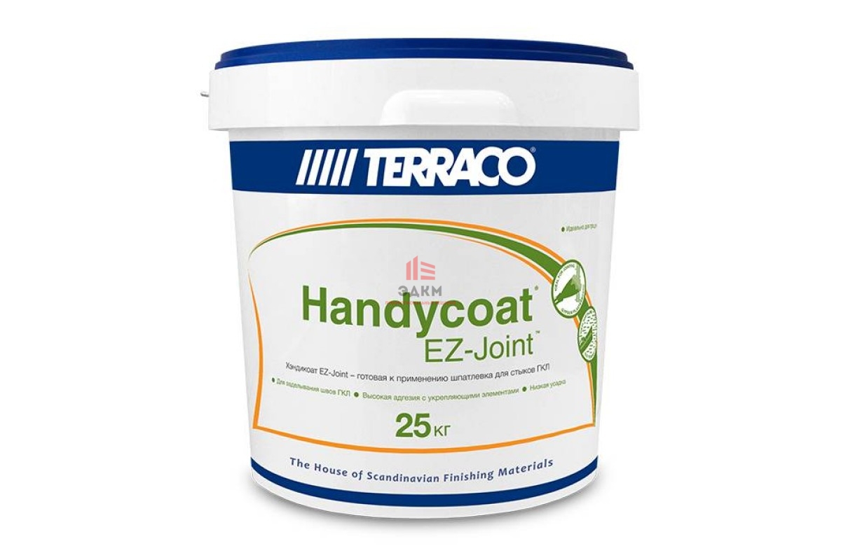 Terraco EZ Joint / Террако финишная шпатлевка для швов гипсокартона 25 ...