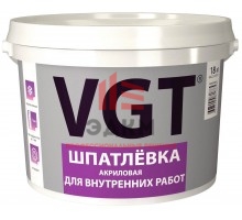 VGT / ВГТ ШПАТЛЕВКА для внутренних работ акриловая 18 кг