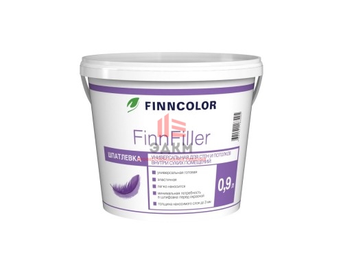 Finncolor FinnFiller / Финнколор ФиннФиллер шпатлевка финишная 0,9 л