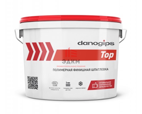 Danogips Dano Top 5 / Даногипс ДаноТоп шпатлевка финишная 3,5 л