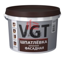 VGT / ВГТ ФАСАДНАЯ шпатлевка, акриловая 3,6 кг