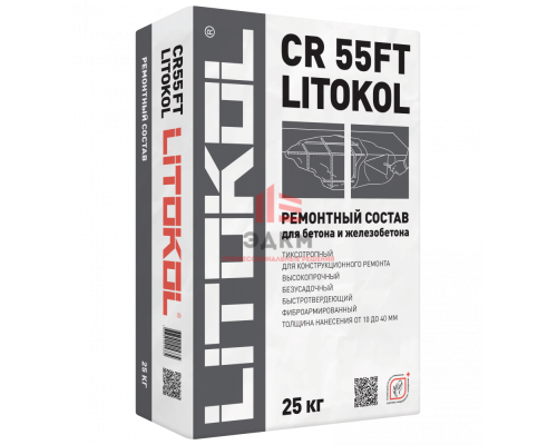 Litokol CR55FT / Литокол смесь для ремонта бетона и железобетона 25 кг