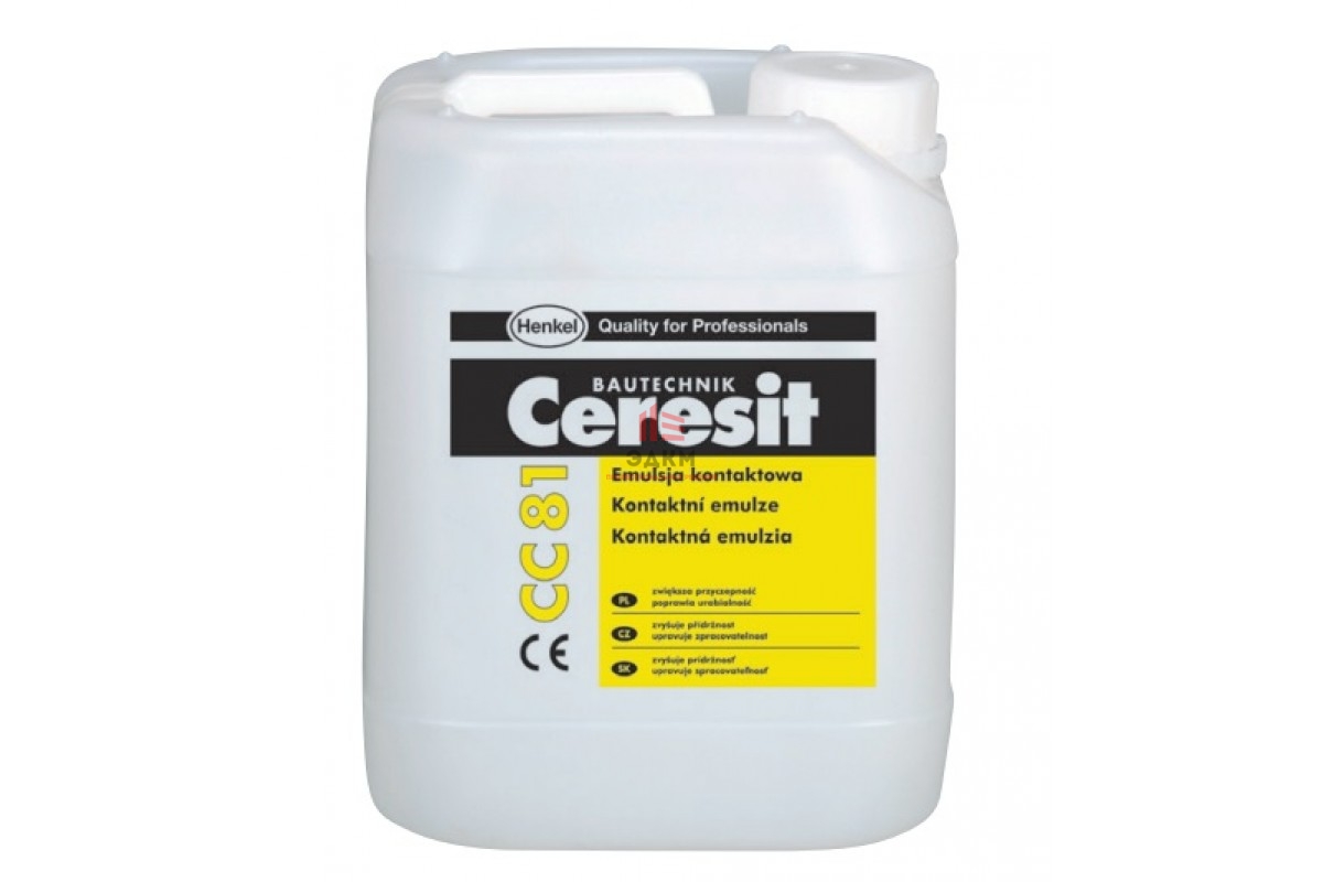 Ceresit CC 81 / Церезит добавка адгезионная в бетон и растворы 10 л ...