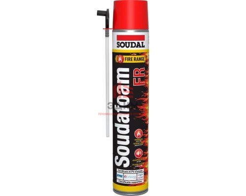 Пена монтажная огнестойкая бытовая SOUDAL  750мл