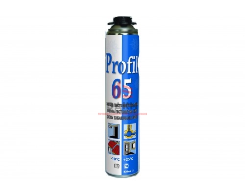 Пена монтажная профессиональная зимняя "SOUDAL Profil 65" 820 мл