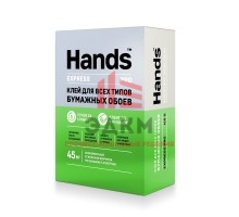 Клей для всех типов бумажных обоев Hands Express PRO 160г