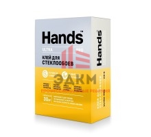 Клей специальный для всех типов стеклообоев Hands Ultra PRO 210г