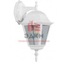 Светильник садово-парковый Feron 4202/PL4202 четырехгранный на стену вниз 100W E27 230V, белый