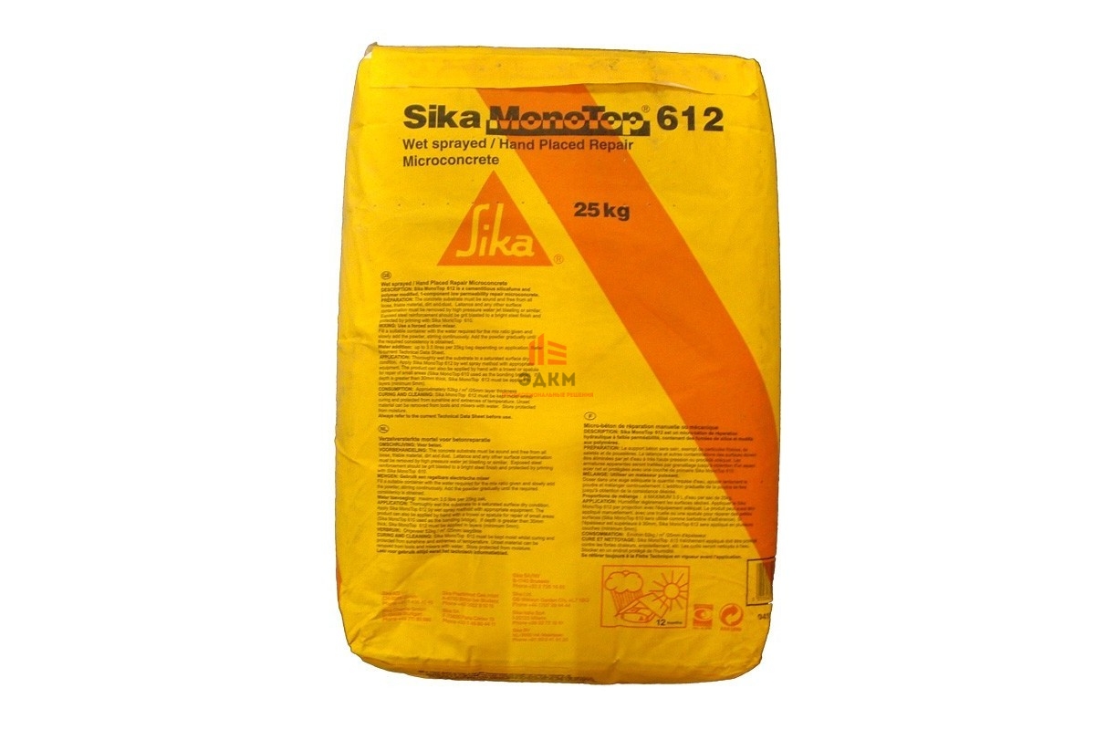 Смесь для ремонта бетона Sika® MonoTop- 612 купить в Москве в интернет ...